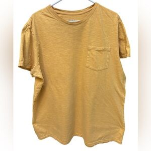 Goodfellow & Co Men's Short Sleeve Cotton T in Mustard Large (3 for $12 item)